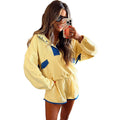 Fashionable Versatile Multi-color Womens Long-sleeve Two-piece Set