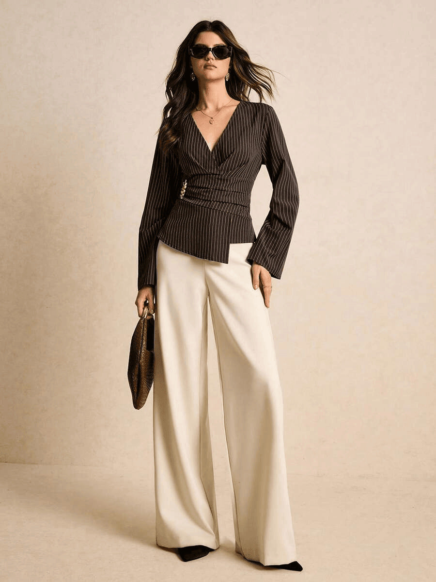 Women's Stylish And Elegant Striped Shirt
