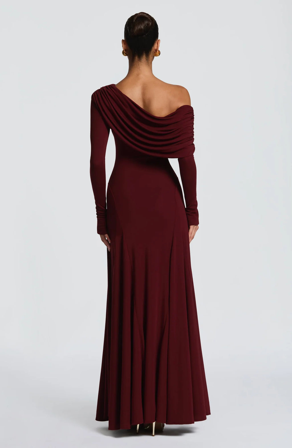 Cherry Lacquer Maxi Dress