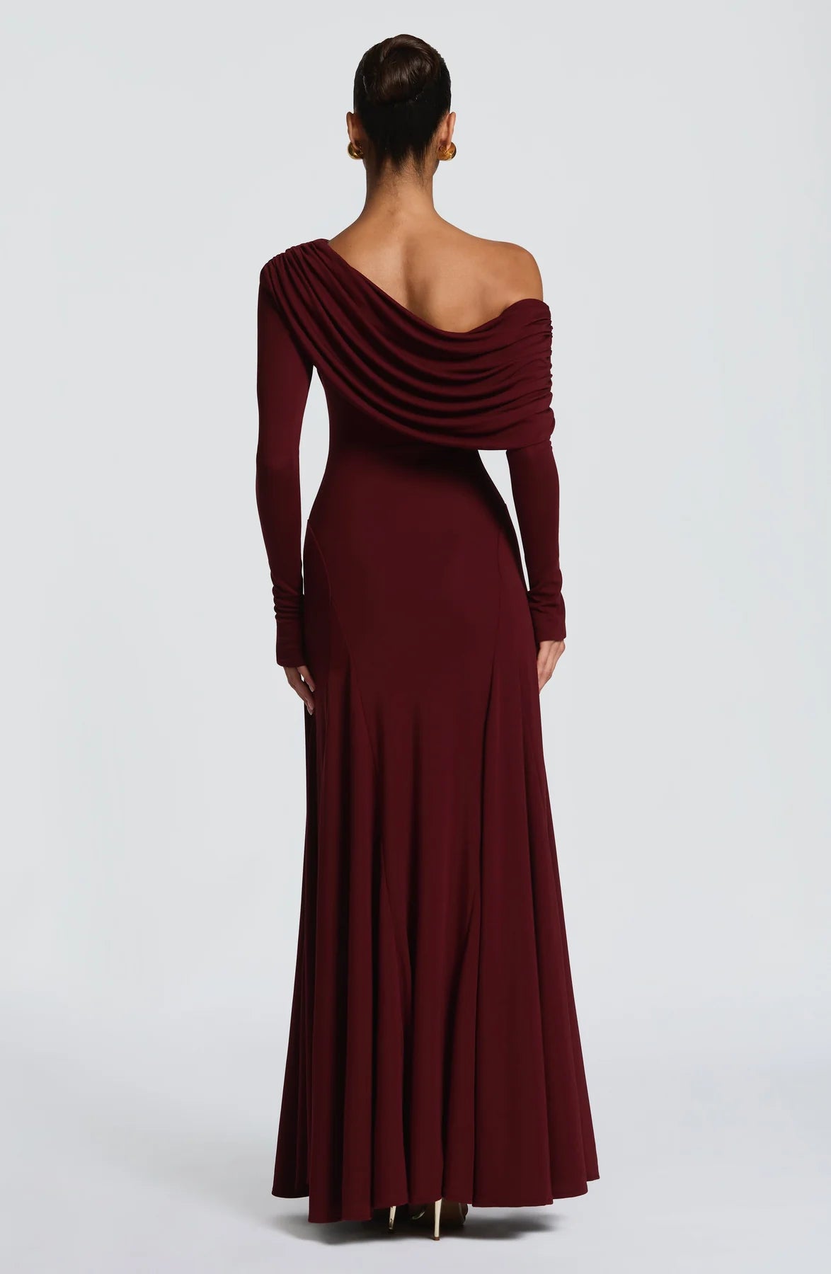 Cherry Lacquer Maxi Dress